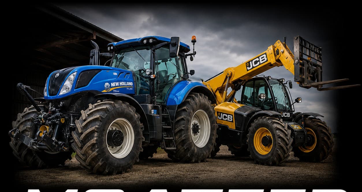 Agricultural tractor and plant machinery